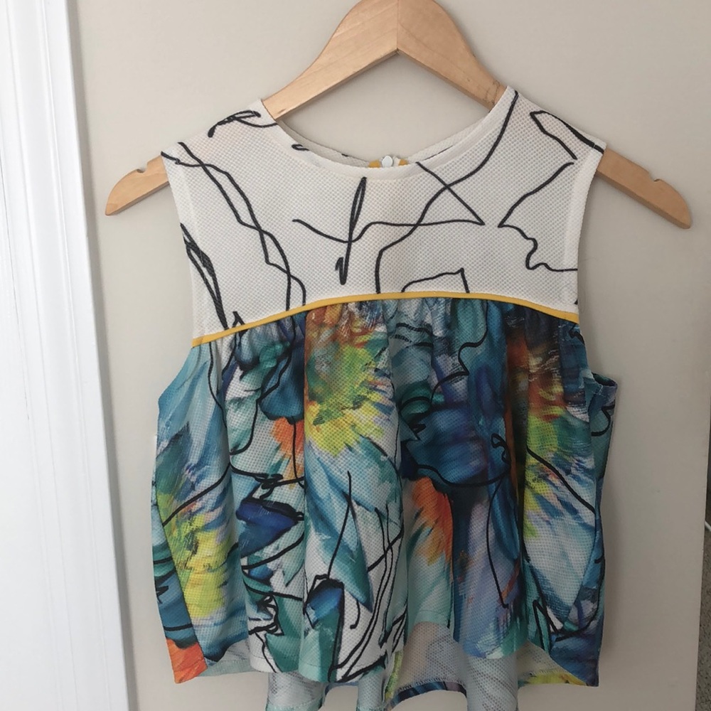 zara crop top